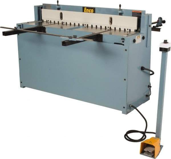Enco - Floor Shears Power Type: Pneumatic Blade Length (Inch): 52 - Industrial Tool & Supply