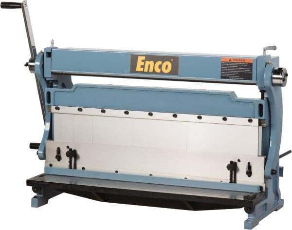 Enco - Combination Roller, Shear & Brake Machines Maximum Mild Steel Shearing Capacity (Gauge): 20 Maximum Mild Steel Bending Capacity (Gauge): 20 - Industrial Tool & Supply