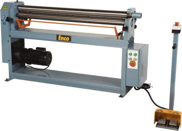 Enco - Slip Rolls Machine Type: Floor Power Type: Electric - Industrial Tool & Supply
