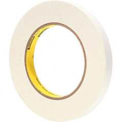 3M - 1/2" Wide x 60 Yd Long x 6.7 mil White Paper Masking Tape - Industrial Tool & Supply