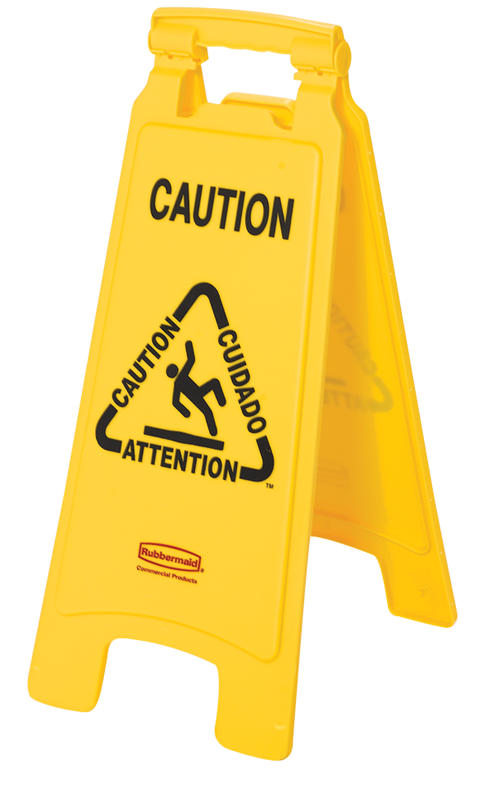 Wet Floor Sign - Yellow - Industrial Tool & Supply