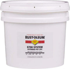 Rust-Oleum - 2 Gal Pail Dunes Tan Epoxy Floor Coating - 100 Sq Ft/Gal Coverage, <100 g/L g/L VOC Content, Low Odor & Low VOC - Industrial Tool & Supply