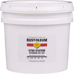 Rust-Oleum - 2 Gal Pail Silver Gray Epoxy Floor Coating - 100 Sq Ft/Gal Coverage, <100 g/L g/L VOC Content, Low Odor & Low VOC - Industrial Tool & Supply