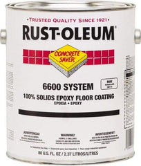 Rust-Oleum - 1 Gal Can Silver Gray 100% Solids Epoxy - 100 Sq Ft/Gal Coverage, <50 g/L VOC Content, Abrasion & Impact Resistance, Easy to Maintain, Durable, Withstands Intermittent Chemical Spills & Low-Viscosity Formula - Industrial Tool & Supply