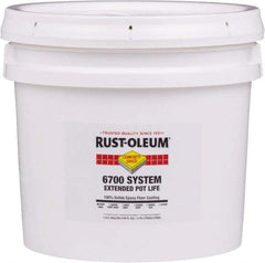 Rust-Oleum - 2 Gal Pail Light Gray Epoxy Floor Coating - 100 Sq Ft/Gal Coverage, <100 g/L g/L VOC Content, Low Odor & Low VOC - Industrial Tool & Supply