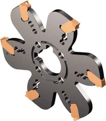 Sandvik Coromant - 0.1575" Cutting Width, 1.5748" Depth of Cut, 160mm Cutter Diam, 1.5748" Hole Diam, Indexable Slotting Cutter - 1.5748" Shank Diam, QD..X..C Toolholder, Right Hand Cutting Direction - Industrial Tool & Supply