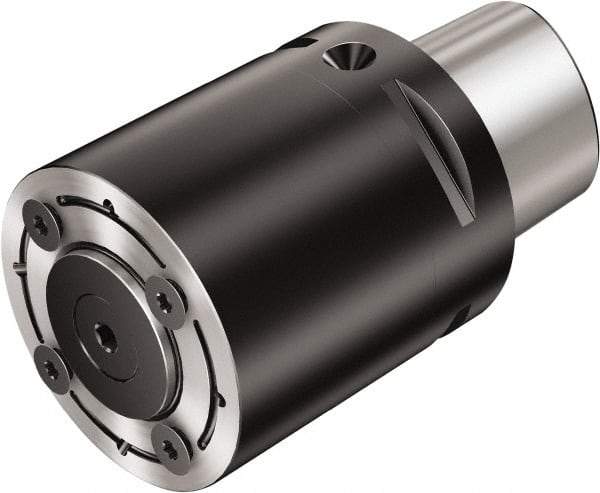 Sandvik Coromant - C5;Y25 System Size, Modular Tool Holding System Adapter - 2.3622" Projection, 1.9685" Body Diam, 3.6378" OAL, Through Coolant - Exact Industrial Supply