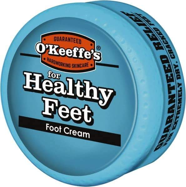 O'Keeffe's - 3.2 oz Moisturizing Foot Cream - Comes in Jar, Fragrance Free - Industrial Tool & Supply