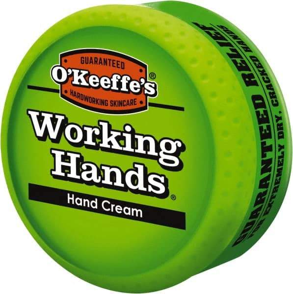 O'Keeffe's - 3.4 oz Moisturizing Hand Cream - Comes in Jar, Fragrance Free - Industrial Tool & Supply