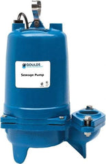 Goulds Pumps - 1 hp, 575 Amp Rating, 575 Volts, Single Speed Continuous Duty Operation, Sewage Pump - 3 Phase, Cast Iron Housing - Industrial Tool & Supply