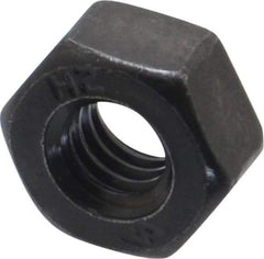 Value Collection - 5/16-18 UNC Steel Right Hand Heavy Hex Nut - 9/16" Across Flats, 19/64" High, Uncoated, 2B Class of Fit - Industrial Tool & Supply