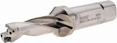 Iscar - 2.2" Max Drill Depth, 3xD, 47/64" Diam, Indexable Insert Drill - 1" Shank Diam, Straight Shank - Industrial Tool & Supply