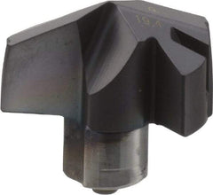 Iscar - Series ICP, 19.41mm Diam Grade IC908 140° Replaceable Drill Tip - Carbide, TiAlN Finish, 19 Seat Size - Industrial Tool & Supply