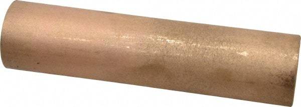 Made in USA - 1-1/2 Inch Outside Diameter x 6-1/2 Inch Long, Bronze Round Tube - 1 Inch Inside Diameter, Alloy SAE 841 Oil Impregnated Bronze, 2 Lb. Shipping Weight - Industrial Tool & Supply
