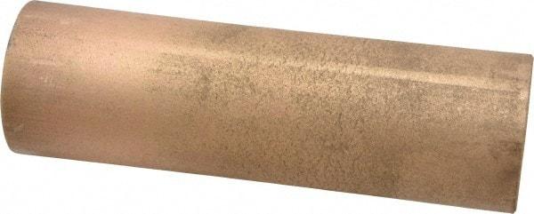 Made in USA - 2 Inch Outside Diameter x 6-1/2 Inch Long, Bronze Round Tube - 1-1/2 Inch Inside Diameter, Alloy SAE 841 Oil Impregnated Bronze, 3 Lb. Shipping Weight - Industrial Tool & Supply