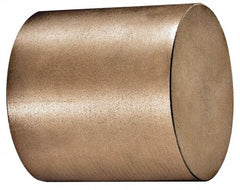 Made in USA - 3/4 Inch Diameter x 6-1/2 Inch Long, Oil Impregnated Bronze Round Rod - Alloy SAE 841 - Industrial Tool & Supply