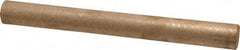 Made in USA - 5/8 Inch Diameter x 6-1/2 Inch Long, Oil Impregnated Bronze Round Rod - Alloy SAE 841 - Industrial Tool & Supply