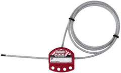 NMC - Cable Lockouts Cable Length (Feet): 6 Number of Lockout Points: 4 - Industrial Tool & Supply