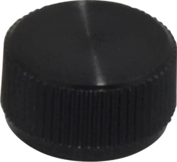 Made in USA - Knurled Plastic Thumb Screw - 5/16" OAL, 5/16" Head Diam x 11/64" Head Height - Industrial Tool & Supply