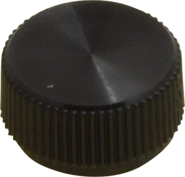 Made in USA - Knurled Plastic Thumb Screw - 3/8" OAL, 3/8" Head Diam x 13/64" Head Height - Industrial Tool & Supply