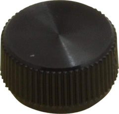 Made in USA - Knurled Plastic Thumb Screw - 3/8" OAL, 3/8" Head Diam x 13/64" Head Height - Industrial Tool & Supply