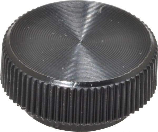 Made in USA - Knurled Plastic Thumb Screw - 1/2" OAL, 1/2" Head Diam x 7/32" Head Height - Industrial Tool & Supply