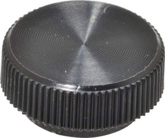 Made in USA - Knurled Plastic Thumb Screw - 1/2" OAL, 1/2" Head Diam x 7/32" Head Height - Industrial Tool & Supply