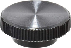 Made in USA - Knurled Plastic Thumb Screw - 3/4" OAL, 3/4" Head Diam x 5/16" Head Height - Industrial Tool & Supply