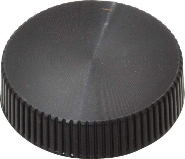 Made in USA - Knurled Plastic Thumb Screw - 1" OAL, 1" Head Diam x 21/64" Head Height - Industrial Tool & Supply