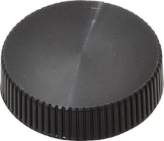 Made in USA - Knurled Plastic Thumb Screw - 1" OAL, 1" Head Diam x 21/64" Head Height - Industrial Tool & Supply