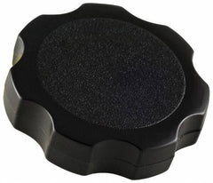 Made in USA - Rosette Plastic Thumb Screw - 38mm OAL, 38mm Head Diam x 12.2mm Head Height - Industrial Tool & Supply