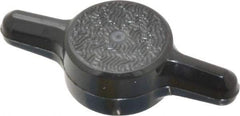 Made in USA - Tee Plastic Thumb Screw - 1" OAL, 1" Head Diam x 1/4" Head Height - Industrial Tool & Supply