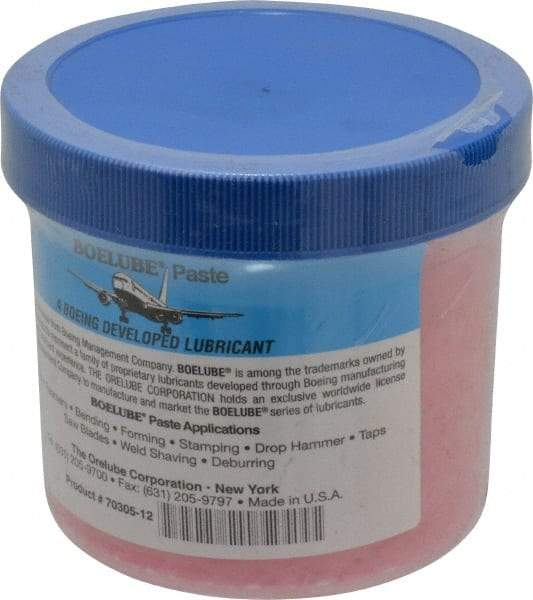 Boelube - 12 oz Jar Lubricant - Pink, -20°F Max - Industrial Tool & Supply