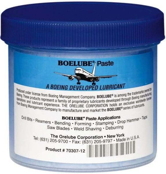 Boelube - 12 oz Jar Lubricant - Blue, -20°F Max - Industrial Tool & Supply