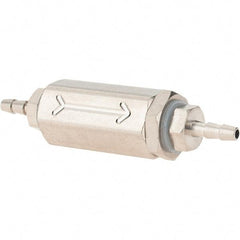 Specialty Mfr - 1/16" Barb x Barb Universal Check Valve - 0.03 CV Rate, 1.5 CFM, 150 Max psi - Industrial Tool & Supply