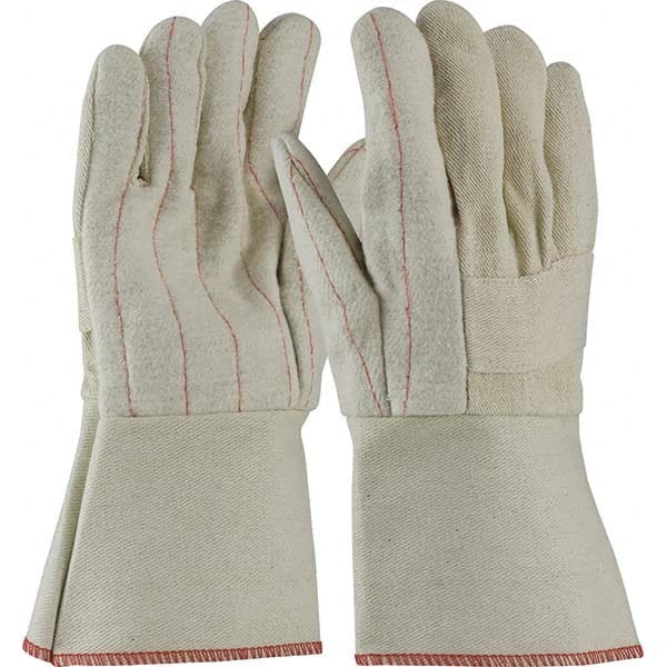 PIP - Size Universal Burlap & Cotton Canvas Lined Cotton Canvas Hot Mill Glove - Industrial Tool & Supply