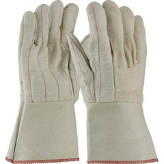 PIP - Size Universal Burlap & Cotton Canvas Lined Cotton Canvas Hot Mill Glove - Industrial Tool & Supply