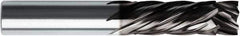 RobbJack - 1/2" Cutting Diam x 1-1/8" Length of Cut, 6 Flute, Compression Spiral Router Bit - Diamond Coated, Right Hand Cut, Solid Carbide, 3" OAL x 1/2" Shank Diam, Compression - Industrial Tool & Supply