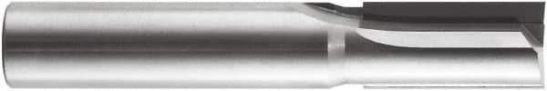 RobbJack - 1/4" Diam, 1/4" Shank Diam, 5/8" Length of Cut, 2 Flute Square End Straight Router Bit - 2" Overall Length, Right Hand Cut, Solid Carbide - Industrial Tool & Supply