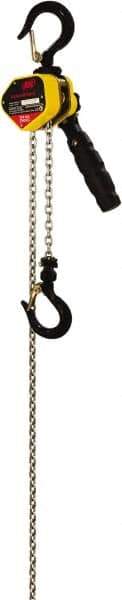 Ingersoll-Rand - 1,100 Lb Lifting Capacity, 10' Lift Height, Mini-Ratchet Lever Hoist - Made from Chain, 54 Lb Avg Pull to Lift Rated Load, 1 Chain - Industrial Tool & Supply