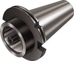 Sandvik Coromant - ISO50;C8 System Size, ISO50 Taper, Modular Tool Holding System Adapter - 120mm Projection, 80mm Body Diam, 221.8mm OAL, Through Coolant - Exact Industrial Supply