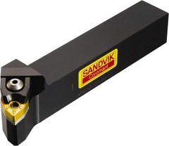 Sandvik Coromant - MWLN, Left Hand Cut, -5° Lead Angle, 25mm Shank Height x 25mm Shank Width, Negative Rake Indexable Turning Toolholder - 150mm OAL, WNMG 06 04 08 Insert Compatibility, Series T-Max P - Industrial Tool & Supply