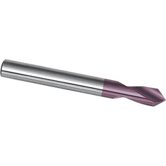Magafor - 3mm Body Diam, 90°, 1-3/4" OAL, Solid Carbide Spotting Drill - Industrial Tool & Supply
