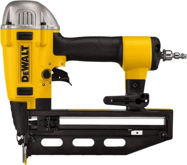 DeWALT - 1-1/4 to 2-1/2" Nail Length, 16 Gauge Finish Air Nailer - 90 to 125 psi - Industrial Tool & Supply