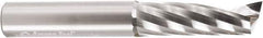Amana Tool - 1/2" Cutting Diam x 1-5/8" Length of Cut, 1 Flute, Upcut Spiral Router Bit - Uncoated, Right Hand Cut, Solid Carbide, 3-1/2" OAL x 1/2" Shank Diam, 20° Helix Angle - Industrial Tool & Supply