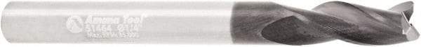Amana Tool - 1/4" Cutting Diam x 5/8" Length of Cut, 3 Flute, Upcut Spiral Router Bit - AlTiN Coated, Right Hand Cut, Solid Carbide, 2-3/8" OAL x 1/4" Shank Diam, Flute, 30° Helix Angle - Industrial Tool & Supply