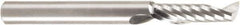 Amana Tool - 1/4" Cutting Diam x 7/8" Length of Cut, 1 Flute, Upcut Spiral Router Bit - Uncoated, Right Hand Cut, Solid Carbide, 2-1/2" OAL x 1/4" Shank Diam, 30° Helix Angle - Industrial Tool & Supply