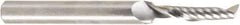 Amana Tool - 3/16" Cutting Diam x 7/8" Length of Cut, 1 Flute, Upcut Spiral Router Bit - Uncoated, Right Hand Cut, Solid Carbide, 2-1/2" OAL x 1/4" Shank Diam, 30° Helix Angle - Industrial Tool & Supply