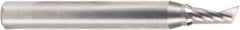 Amana Tool - 3/16" Cutting Diam x 3/8" Length of Cut, 1 Flute, Upcut Spiral Router Bit - Uncoated, Right Hand Cut, Solid Carbide, 2" OAL x 1/4" Shank Diam, 30° Helix Angle - Industrial Tool & Supply