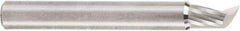 Amana Tool - 1/4" Cutting Diam x 3/8" Length of Cut, 1 Flute, Upcut Spiral Router Bit - Uncoated, Right Hand Cut, Solid Carbide, 2" OAL x 1/4" Shank Diam, 20° Helix Angle - Industrial Tool & Supply